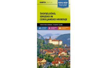 Mountainbike-Touren - Mountainbikekarten Wander- & MTB-Karte Škofjeloško, Idrijsko in Cerkljansko Hribovje 1:40.000 Kartografija Slovenija