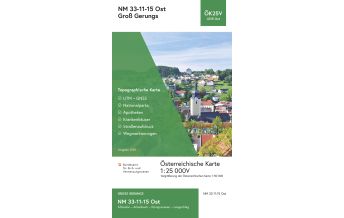 Wanderkarten Oberösterreich BEV-Karte 4315-Ost, Groß Gerungs 1:25.000 BEV – Bundesamt für Eich- und Vermessungswesen