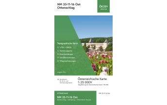 Wanderkarten Niederösterreich BEV-Karte 4316-Ost, Ottenschlag 1:25.000 BEV – Bundesamt für Eich- und Vermessungswesen