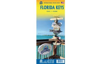 Straßenkarten Nord- und Mittelamerika Florida Keys Travel Reference Map 1:120.000 ITMB
