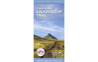 Weitwandern Trekking Map: Iceland's Laugavegur Trail Knife Edge