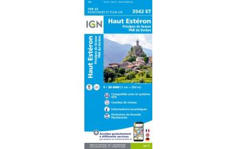 Wanderkarten Frankreich IGN Carte 3542 ET, Haut Estéron 1:25.000 IGN