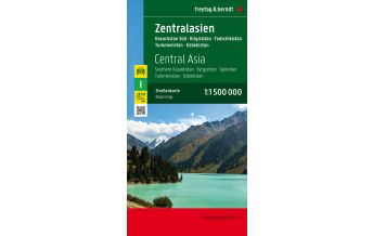 f&b Straßenkarten Zentralasien, Straßenkarte 1:1.500.000, freytag & berndt Freytag-Berndt und ARTARIA