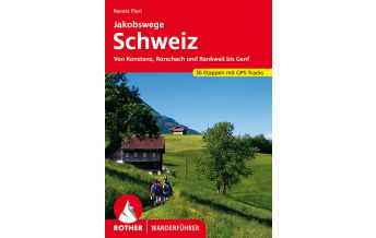 Long Distance Hiking Rother Wanderführer Jakobswege Schweiz Bergverlag Rother