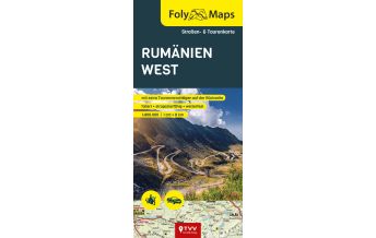 Motorcycle Maps Europe FolyMap Rumänien West Touristik-Verlag Vellmar