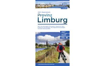 Radkarten Niederlande ADFC-Regionalkarte Limburg 1:75.000 BVA BikeMedia