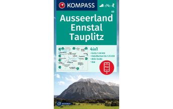 Hiking Maps Styria KOMPASS Wanderkarte 68 Ausseerland, Ennstal, Tauplitz 1:50000 Kompass-Karten GmbH