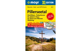 Hiking Maps Tyrol Mayr-Wander-, Rad- und MTB-Karte 461, Pillerseetal XL 1:25.000 Mayr Verlag
