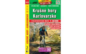 Radkarten Tschechien SHOcart Radkarte 121, Krušné hory, Karlovarsko 1:60.000 Shocart