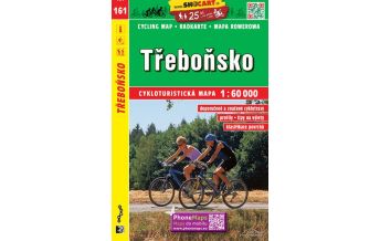 Radkarten Österreich SHOcart Radkarte 161, Třeboňsko 1:60.000 Shocart