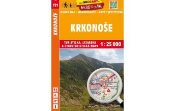 Wanderkarten Slowakei SHOcart Wanderkarte 721, Krkonoše/Riesengebirge 1:25.000 Shocart