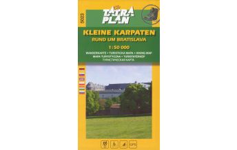Wanderkarten Slowakei TatraPlan Wanderkarte 5023, Kleine Karpaten 1:50.000 DobroMapa-TatraPlan