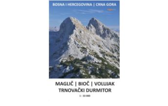 Hiking Maps Serbia Kleslo-Wanderkarte Maglić, Bioč, Volujak, Trnovački Durmitor (BiH, Montenegro) 1:33.000 Eigenverlag Michal Kleslo