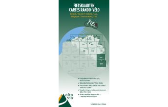 Radkarten Belgien Alta Via Carte Rando-Velo 12 Belgien / Luxemburg - Luxembourg & Moselle 1:75.000 Alta via 