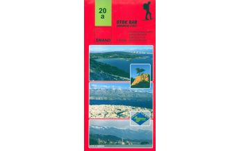 Wanderkarten Kroatien Smand-Wanderkarte 20a, Otok/Insel Rab 1:25.000 Smand