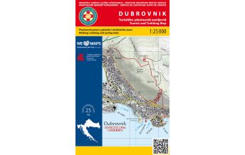 Wanderkarten Kroatien HGSS-Wanderkarte Dubrovnik 1:25.000 HGSS