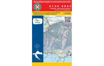 Mountainbike-Touren - Mountainbikekarten HGSS-Wander- & MTB-Karte Otok Brač 1:25.000 HGSS