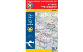 Wanderkarten Kroatien HGSS-Wanderkarte Mosor 1:25.000 HGSS
