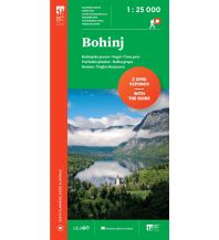 Wanderkarten Slowenien PZS-Wanderkarte Bohinj 1:25.000 Planinska Zveza Slovenije
