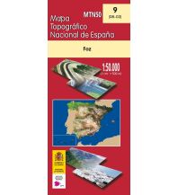 Wanderkarten Spanien CNIG-Karte MTN50 9, Foz 1:50.000 CNIG