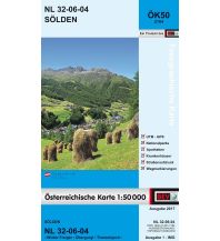 Wanderkarten Tirol BEV-Karte 2104, Sölden 1:50.000 BEV – Bundesamt für Eich- und Vermessungswesen