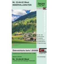 Hiking Maps Tyrol BEV-Karte 3102-West, Innervillgraten 1:25.000 BEV – Bundesamt für Eich- und Vermessungswesen
