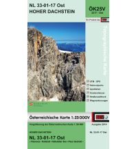 Wanderkarten Steiermark BEV-Karte 3217-Ost, Hoher Dachstein 1:25.000 BEV – Bundesamt für Eich- und Vermessungswesen