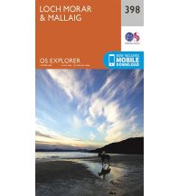 Hiking Maps Scotland OS Explorer Map 398, Loch Morar & Mallaig 1:25.000 Ordnance Survey UK