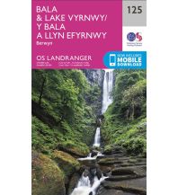 Wanderkarten Wales OS Landranger Map 125, Bala & Lake Vyrnwy 1:50.000 Ordnance Survey UK