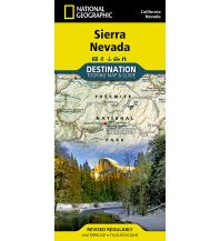 Straßenkarten Nord- und Mittelamerika National Geographic Destination Touring Map & Guide Sierra Nevada 1:565.000 National Geographic Society Maps