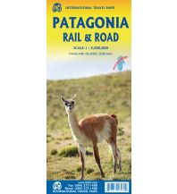 Straßenkarten Südamerika International Travel Map ITM Patagonia & Tierra Del Fuego ITMB