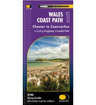 Weitwandern Harvey Map XT40, Wales Coast Path, Teil 1, 1:40.000 Harvey Map