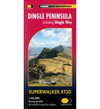Wanderkarten Irland Superwalker Map XT30, Dingle Peninsula 1:30.000 Harvey Map