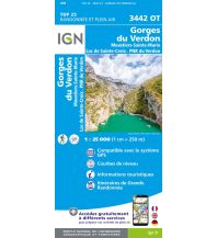 Wanderkarten Frankreich IGN Carte 3442 OT, Gorges du Verdon 1:25.000 IGN
