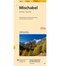 Wanderkarten Schweiz & FL Landeskarte der Schweiz 284T, Mischabel 1:50.000 Bundesamt für Landestopographie