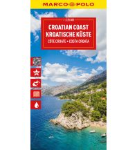 Road Maps Croatia MARCO POLO Reisekarte Kroatische Küste 1:225.000 Mairs Geographischer Verlag Kurt Mair GmbH. & Co.
