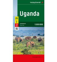 Straßenkarten Nelles Map Landkarte Uganda Freytag-Berndt und Artaria