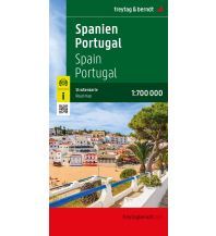 f&b Road Maps Spanien - Portugal, Straßenkarte 1:700.000, freytag & berndt Freytag-Berndt und Artaria