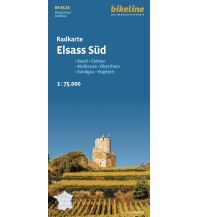 Radkarten Frankreich Bikeline-Radkarte RK-ELSS, Elsass Süd 1:75.000 Verlag Esterbauer GmbH
