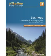 Long Distance Hiking Hikeline-Wanderführer Lechweg 1:35.000 Verlag Esterbauer GmbH