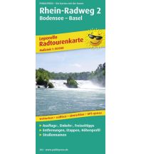 Radkarten Österreich Rhein-Radweg 2, Bodensee - Basel, Radtourenkarte 1:50.000 Freytag-Berndt und ARTARIA