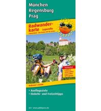 Radkarten Tschechien München - Regensburg - Prag Freytag-Berndt und ARTARIA