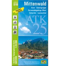 Wanderkarten Tirol Bayerische ATK25-S10, Mittenwald 1:25.000 LDBV