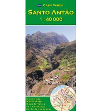 Wanderkarten Cabo Verde AB Wanderkarte Santo Antão 1:40.000 AB Kartenverlag Attila Bertalan
