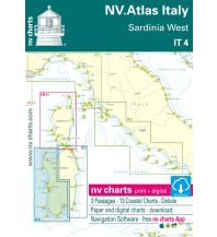 Seekarten Italien NV.Atlas IT 4 Italien - Sardinia West / Sardinien West 2022 Nautische Veröffentlichungen