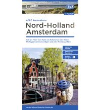 Radkarten Niederlande ADFC-Regionalkarte Nord-Holland Amsterdam 1:75.000 BVA BikeMedia