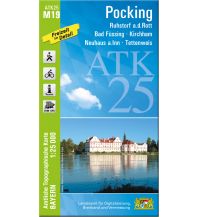 Wanderkarten Oberösterreich Bayerische ATK25-M19, Pocking 1:25.000 LDBV