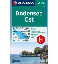 Wanderkarten Vorarlberg Kompass-Karte 1b, Bodensee Ost 1:50.000 Kompass-Karten GmbH