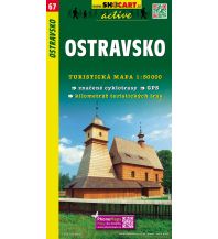 Hiking Maps Czech Republic SHOCart WK 67 Tschechien - Ostravsko 1:50.000 Shocart