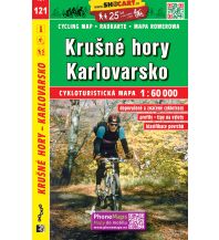 Radkarten Tschechien SHOcart Radkarte 121, Krušné hory, Karlovarsko 1:60.000 Shocart